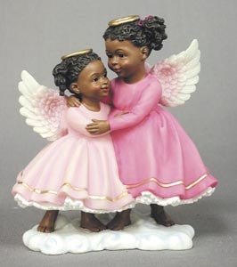 Sisters Forever - cherub angels figurine