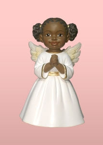 Cherub Angel - Prayer in white - figurine