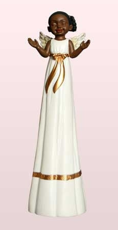 Tall Cherub Angel - Worship - figurine