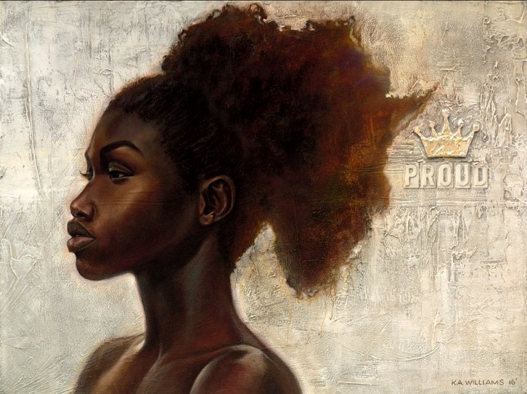 Proud Africa - 30x40 - giclee on canvas - WAK