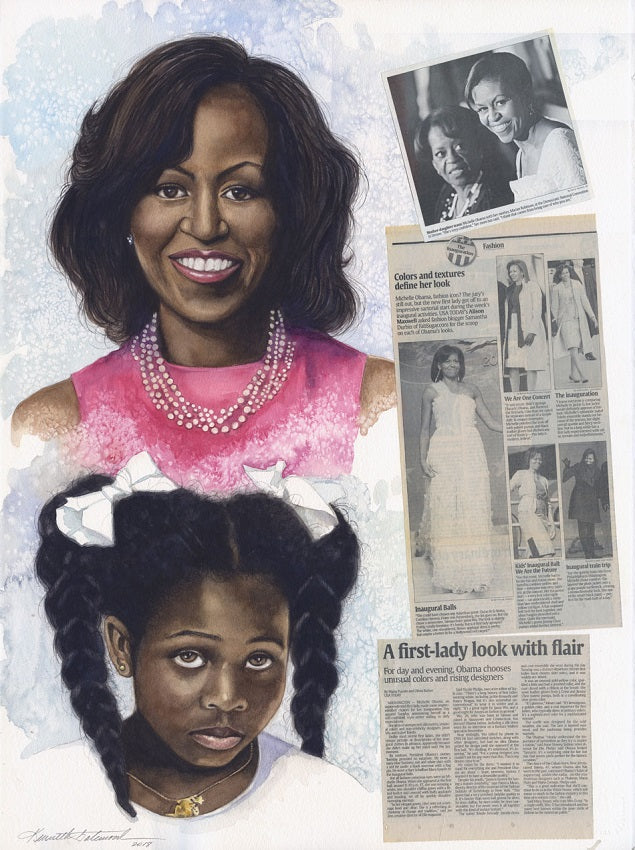 First Lady - 22x30 - limited edition giclee - Kenneth Gatewood