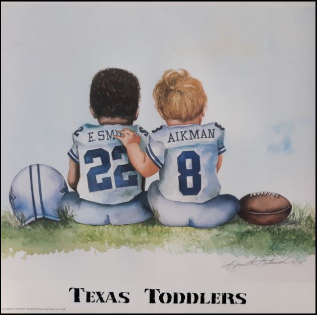 Texas Toddlers - 19x19 print - Kenneth Gatewood