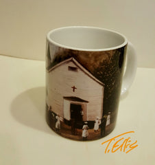 Sunday Worship mug - by Ted Ellis