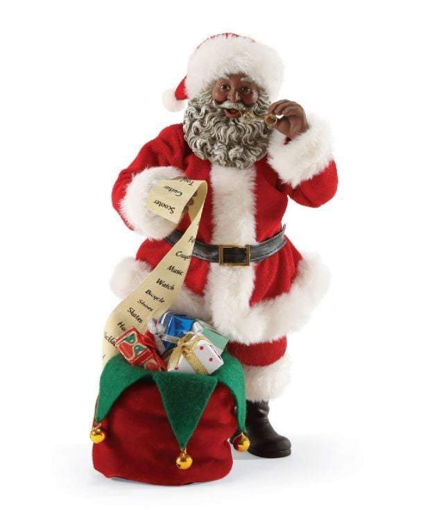 Goodie Bag - African American Santa Claus