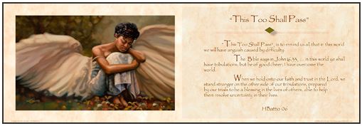 This Too Shall Pass - 36x12 statement print - Henry Lee Battle