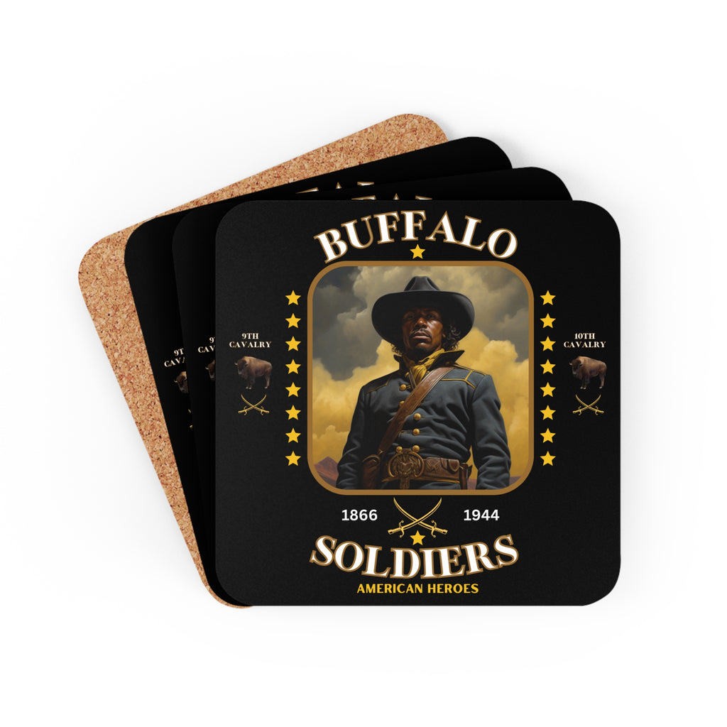 Buffalo Soldiers Heroes - coaster set
