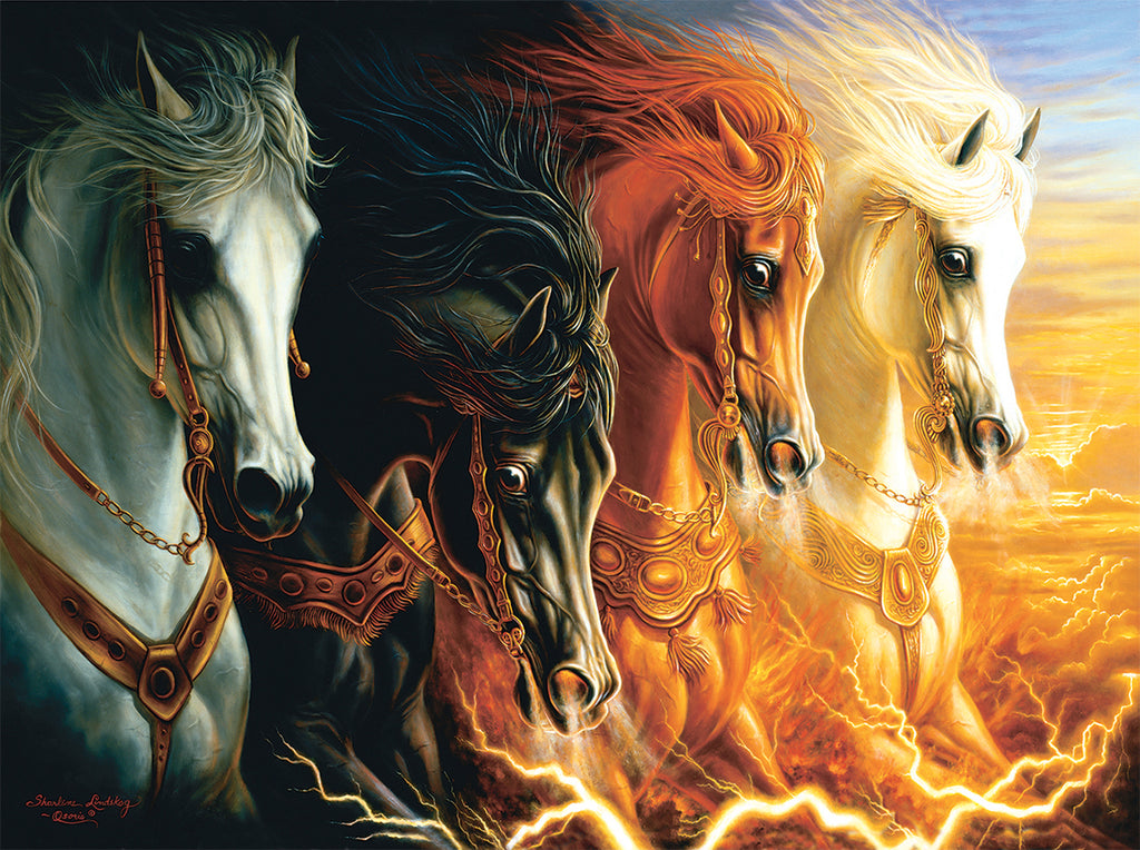 The Four Horses of the Apocalypse 1000 piece - jigsaw puzzle