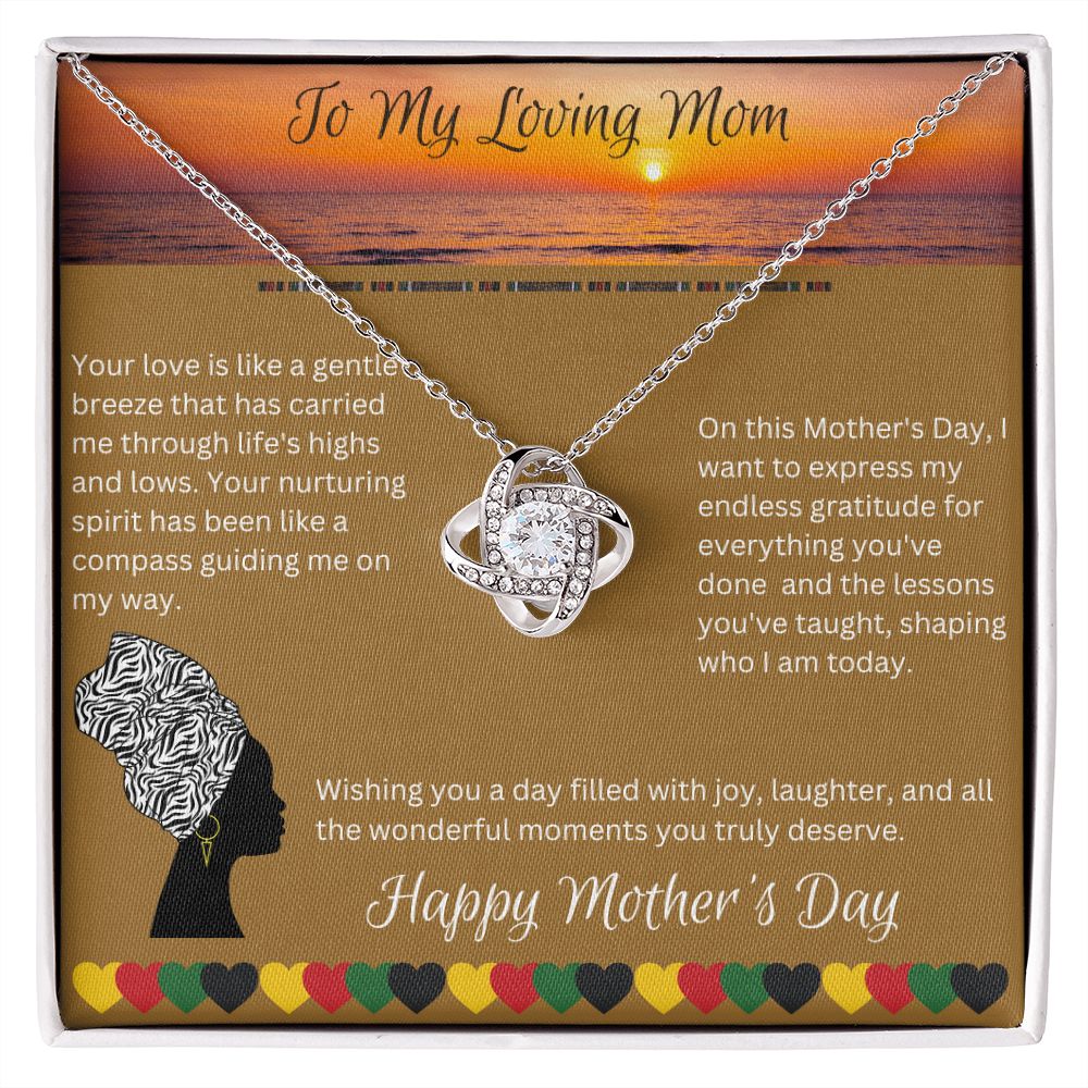 My Loving Mom - Love Knot necklace