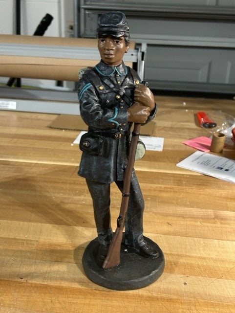 Black Civil War Soldier - figurine