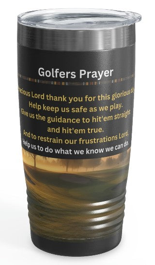Golfers Prayer - 20oz travel tumbler