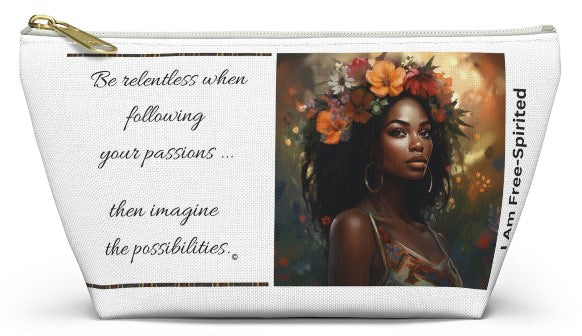 Sweetude 20 Pieces African American Cosmetic Bags Black Girl Makeup Bags  Afro Queen Canvas Makeup Bags Zipper Pouches for Women Melanin Art Toiletry