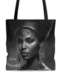 I Am Nefertiti - tote bag