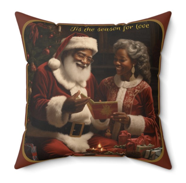 Mr & Mrs Santa - pillow