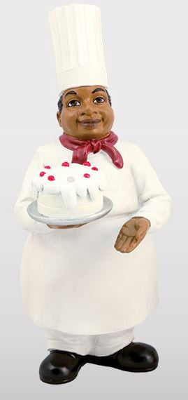 Chef with Cake - kitchen figurine