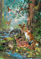 Gathered In The Forest - 100 piece jigsaw puzzle