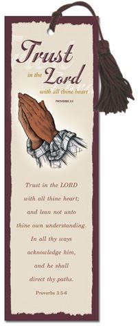 Trust In The Lord - bookmark