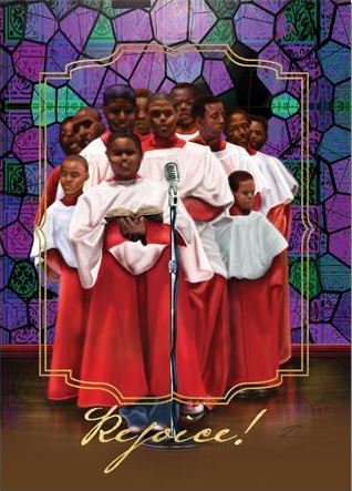 African American Christmas Cards - AAE-C941