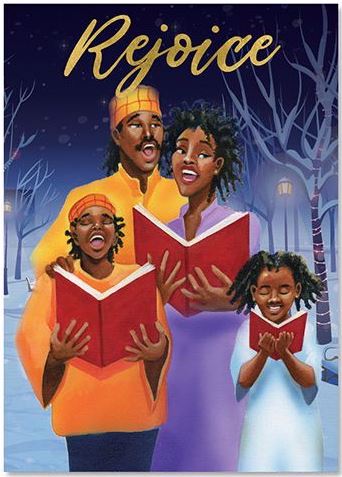African American Christmas Cards - AAE-C984