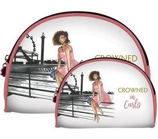 Crowned in Curls - cosmetic bags