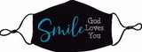 AAE Face Mask - Smile God Loves You