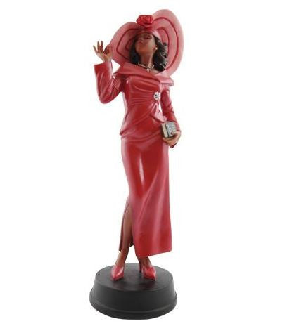 Lady in Red - Sunday Morning figurine - AAE