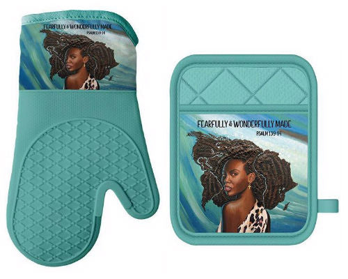 Born to Stand Out Mitt/Pot Holder Set | African American Expressions
