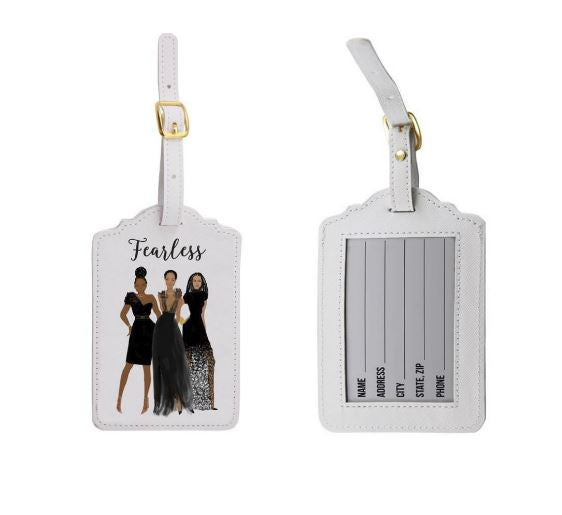 Fearless - luggage tags (set of 2)