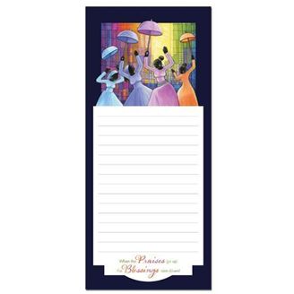 When The Praises Go Up - magnetic notepad
