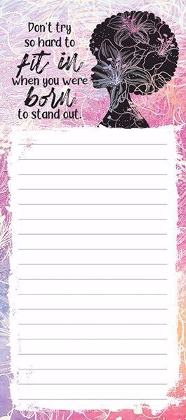 Magnetic Notepad - Born To Stand Out