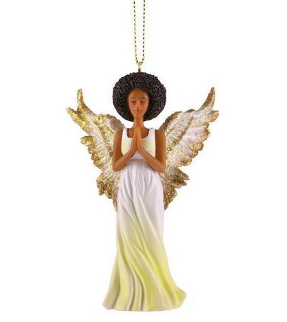 Afro Angel - Christmas ornament