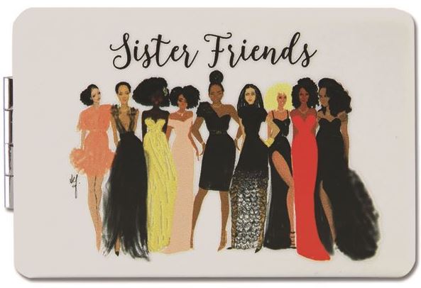 Sister Friends - compact mirror