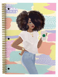African American notebooks - sister friends - set of three