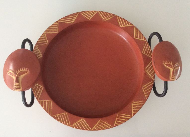 Akuaba Culture Wooden Plate