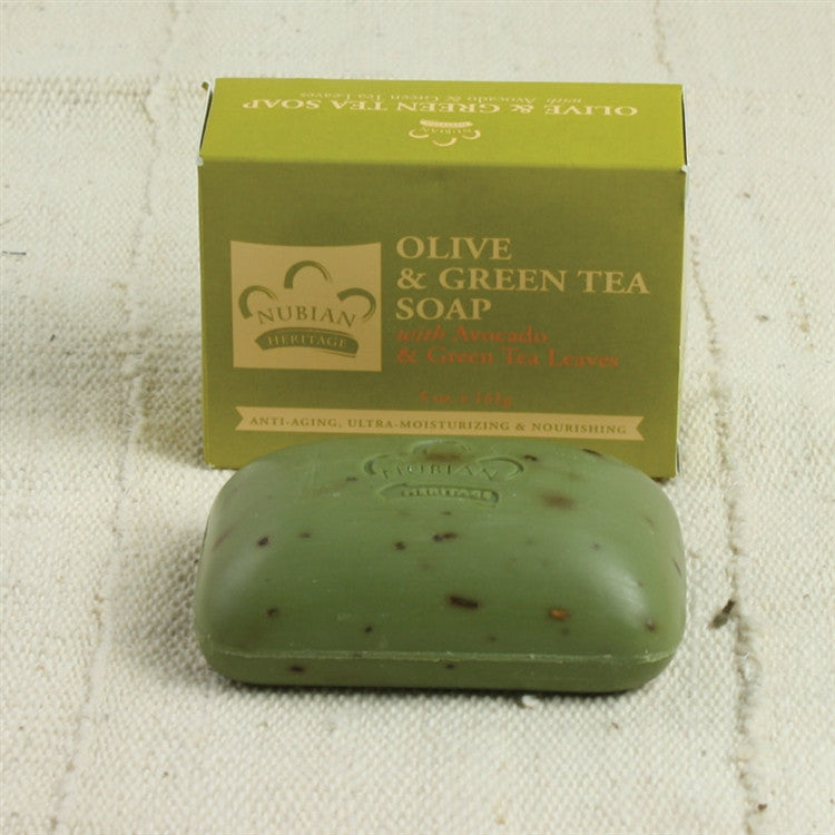 Olive Oil with avocado and green tea soap