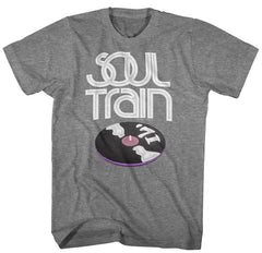 Soul Train - grey logo t-shirt