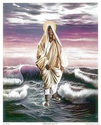 Christ Walking The Water -25x21 print - Allen & Aaron Hicks
