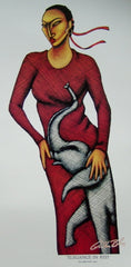 Elegance in Red - 13x25 print - LaShun Beal