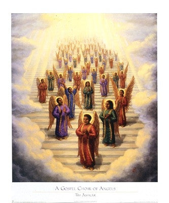 A Gospel Choir of Angels - 25x21 - print - Tim Ashkar