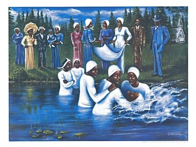 The Baptism - 18x24 - print - Don Reasor