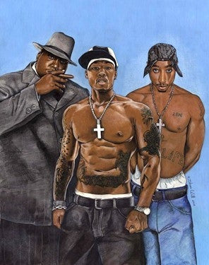 Hip Hop Past and Present - 22x18 - print - Sheer Will