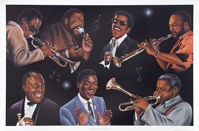 The Greatest of All Rhythm and Jazz - 24x36 - print - Jerome Brown