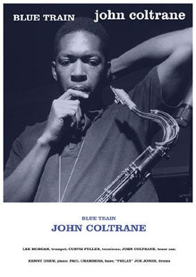 John Coltrane Blue Train - 36x24 photo poster - Francis Wolff