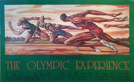The Olympic Experience - 24x39 signed poster - Ernie Barnes