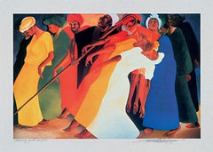 Dancing For The Lord - 22x37 print - Bernard Hoyes