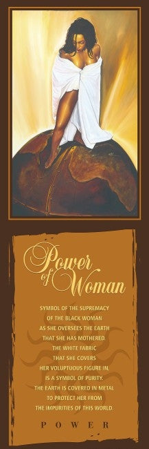 Power of Woman - statement - 36x12 print - WAK