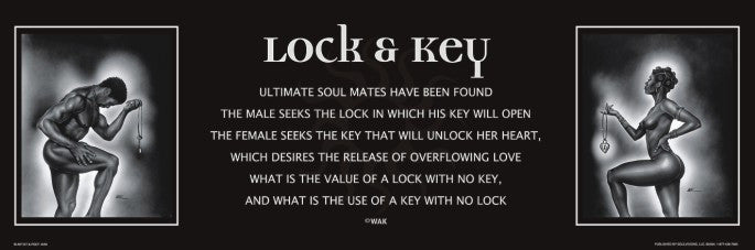Lock and Key - statement - 36x12 print - WAK