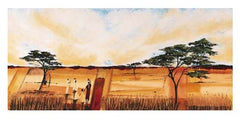 Bhundu Landscape I - 19x39 - print - Emilie Gerard