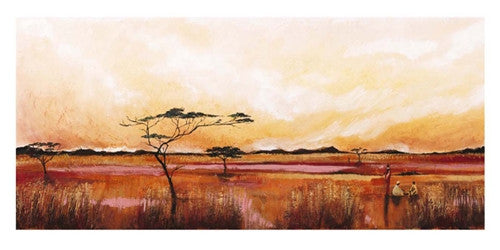 Bhundu Landscape IV - 19x39 - print - Emilie Gerard