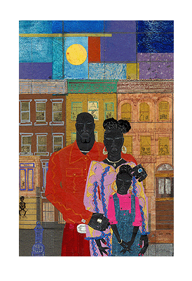 Family Values - 29x20 limited edition giclee - Willie Torbert