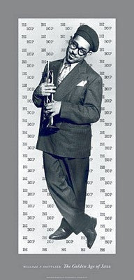 Bebop Dizzy Gillespie - 36x17 print - William Gottlieb